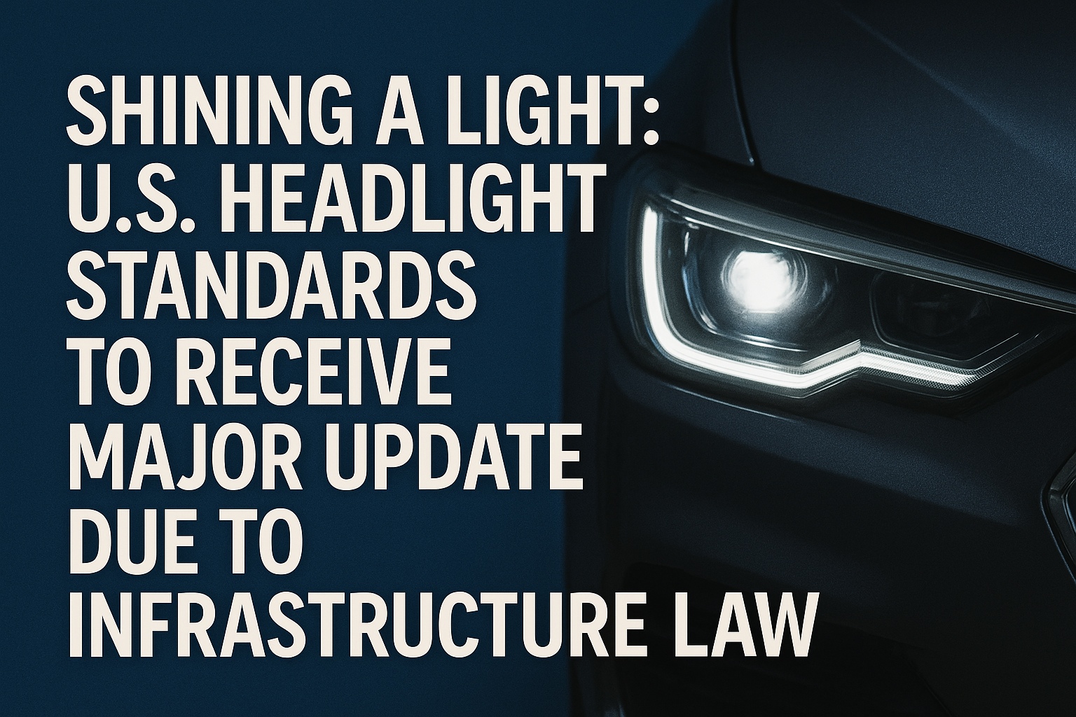 U.S. Headlight Standards to Receive Major Update Due to Infrastructure Law
